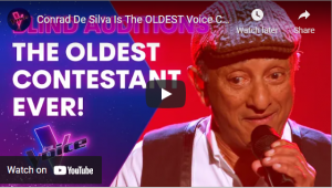 Conrad de Silva Makes History Sri Lankan Australian Singer Performs on “The Voice” at 80