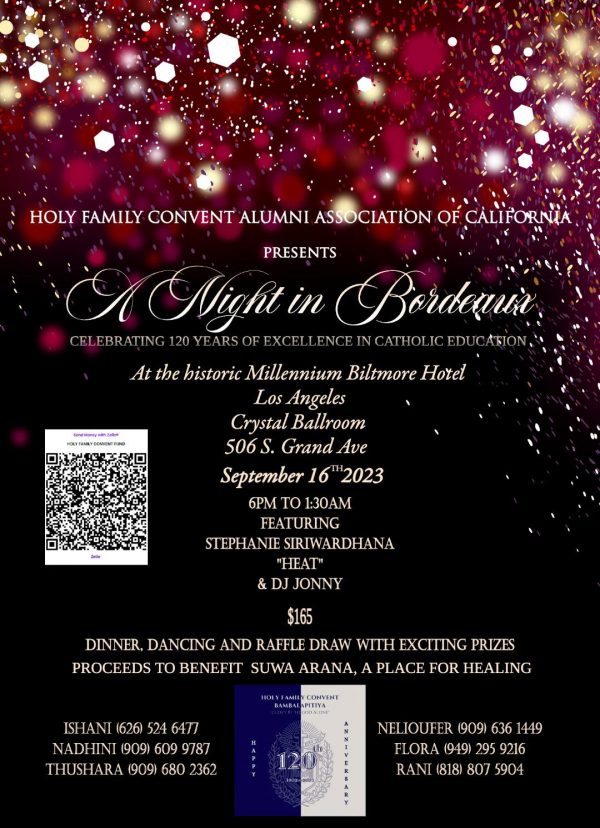 "HFC Alumni Association puts on the best events" - Book Your Tables Now! Saturday, September 16th, 2023