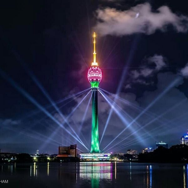 The Magificent Lotus Tower in Colombo is a popular tourist attraction!