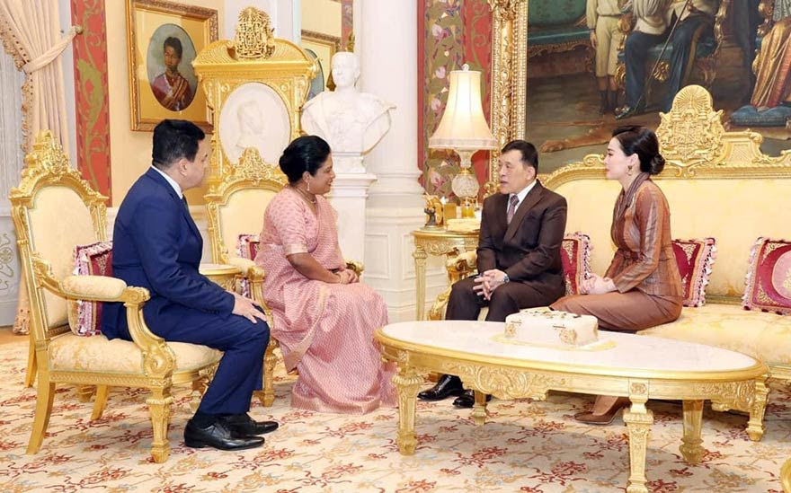 Sri Lanka Ambassador to Thailand granted farewell audience by King and Queen