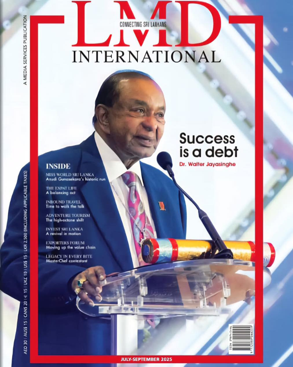 Entrepreneur and Philanthropist Dr Walter Jayasinghe Celebrates his 88th Birthday on August 17th 2025 "We wish this wonderful human being, who has done so much for the Sri Lankan community in Southern California, many more years!"