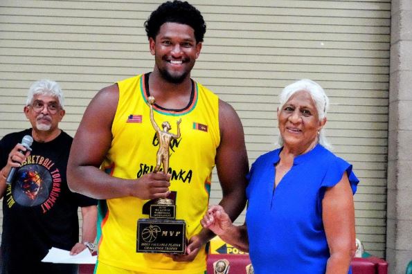 Athula Siriwardena, most valuable player (MVP)Noah Fernando and Rosemary Perera.