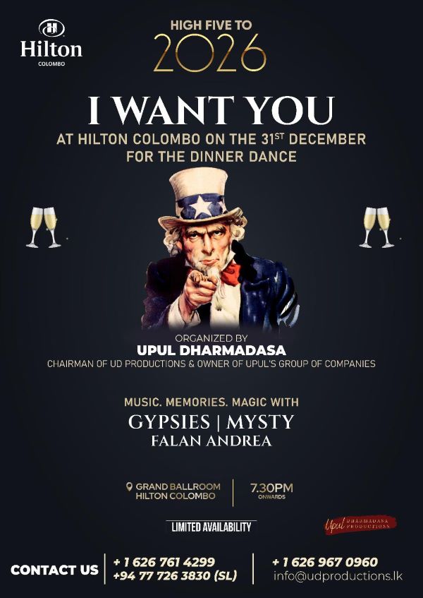 Join the other Sri Lankan Expatriates Worldwide to ring in the New Year 2026