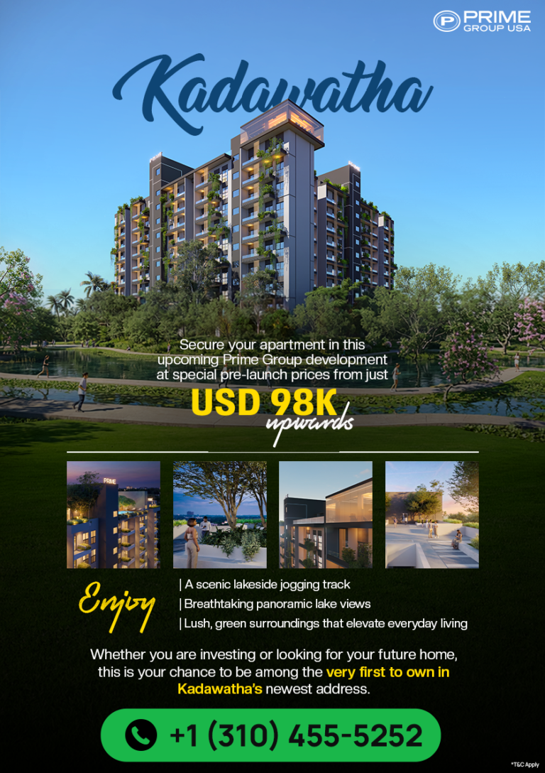 Prime Kadawatha : Where Lakeside Living Meets Modern Comfort