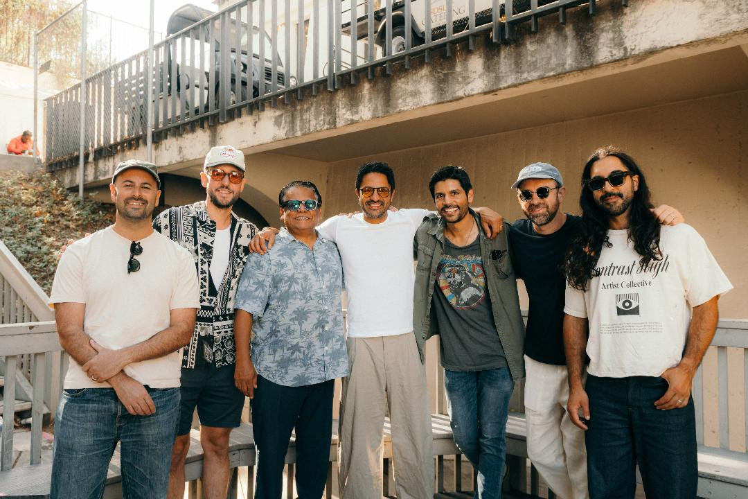 George and Patrick Rutnam meet the new rock sensations "Young the Giant"