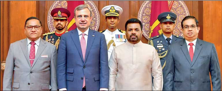 US Ambassador Eric Meyer arrives in Sri Lanka, presents credentials